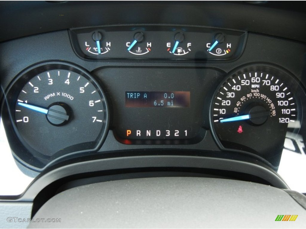 2013 Ford F150 XL Regular Cab Gauges Photo #73057218