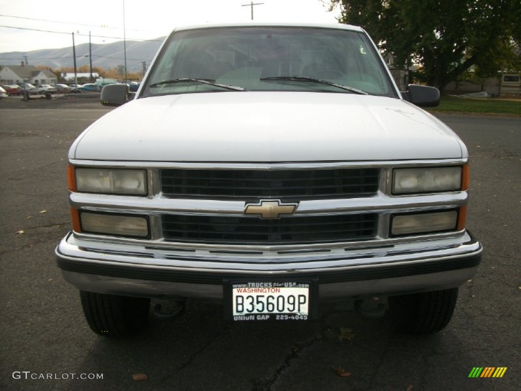 1997 C/K 2500 K2500 Extended Cab 4x4 - Olympic White / Gray photo #6