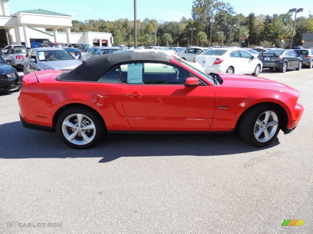 2012 Mustang GT Convertible - Race Red / Charcoal Black photo #8