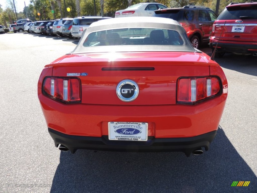 2012 Mustang GT Convertible - Race Red / Charcoal Black photo #10