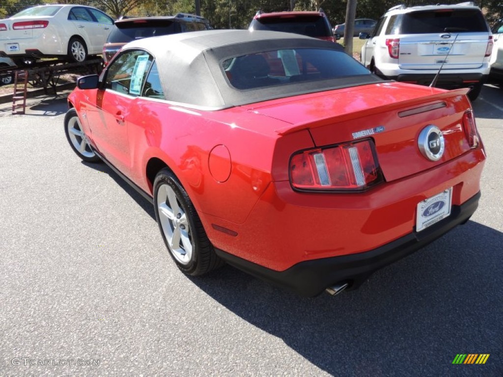 2012 Mustang GT Convertible - Race Red / Charcoal Black photo #11