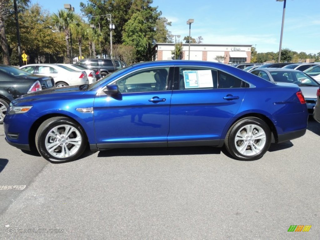 2013 Taurus SEL - Deep Impact Blue Metallic / Charcoal Black photo #2
