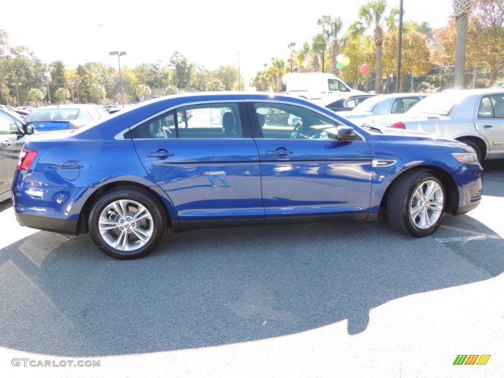 2013 Taurus SEL - Deep Impact Blue Metallic / Charcoal Black photo #13