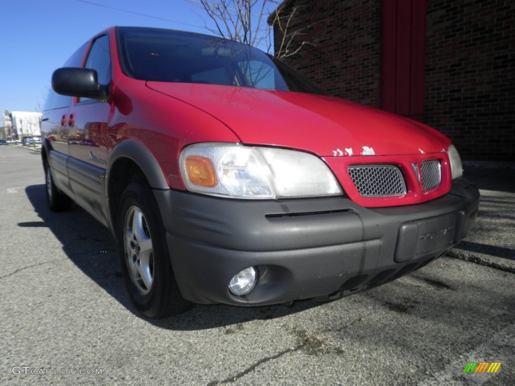 Medium Red Metallic Pontiac Montana