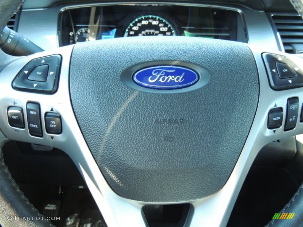 2013 Taurus SEL - Deep Impact Blue Metallic / Charcoal Black photo #22