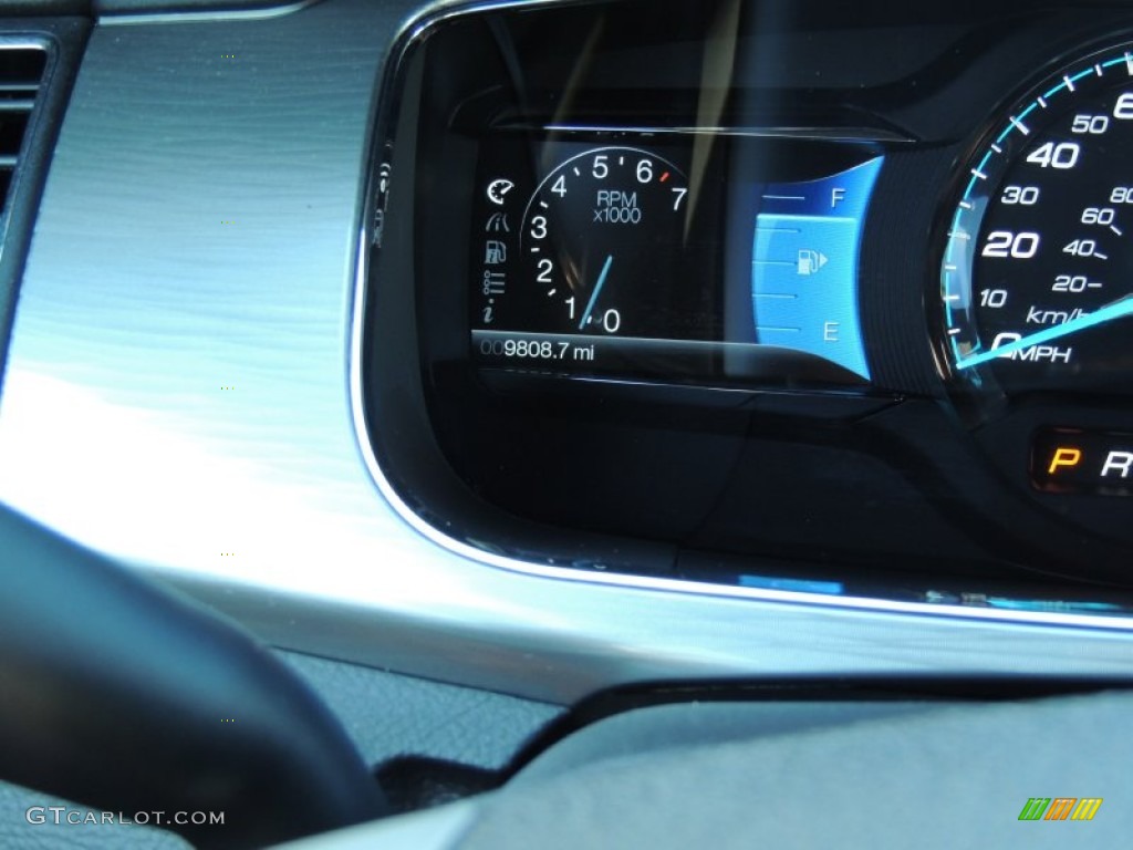 2013 Taurus SEL - Deep Impact Blue Metallic / Charcoal Black photo #24