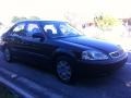 Flamenco Black Pearl - Civic LX Sedan Photo No. 2