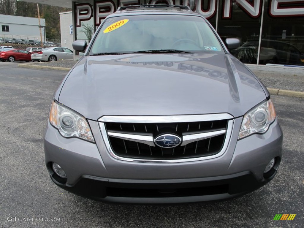 2009 Outback 2.5i Limited Wagon - Quartz Silver Metallic / Off Black photo #3