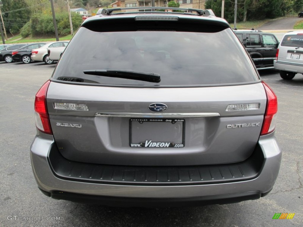 2009 Outback 2.5i Limited Wagon - Quartz Silver Metallic / Off Black photo #7