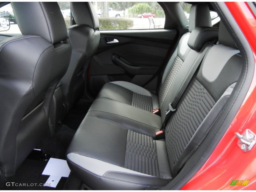 ST Smoke Storm Recaro Seats Interior 2013 Ford Focus ST Hatchback Photo #73060182