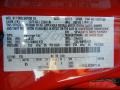 PQ: Race Red 2013 Ford Focus ST Hatchback Color Code