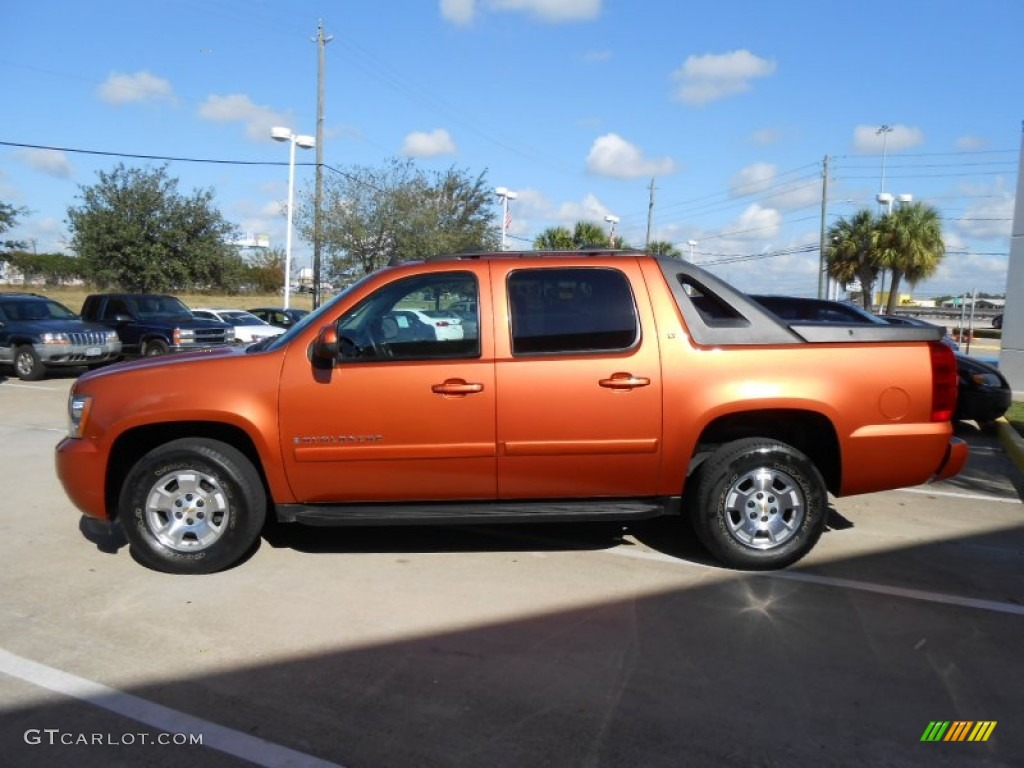 Sunburst Orange Metallic 2007 Chevrolet Avalanche LT Exterior Photo #73061211