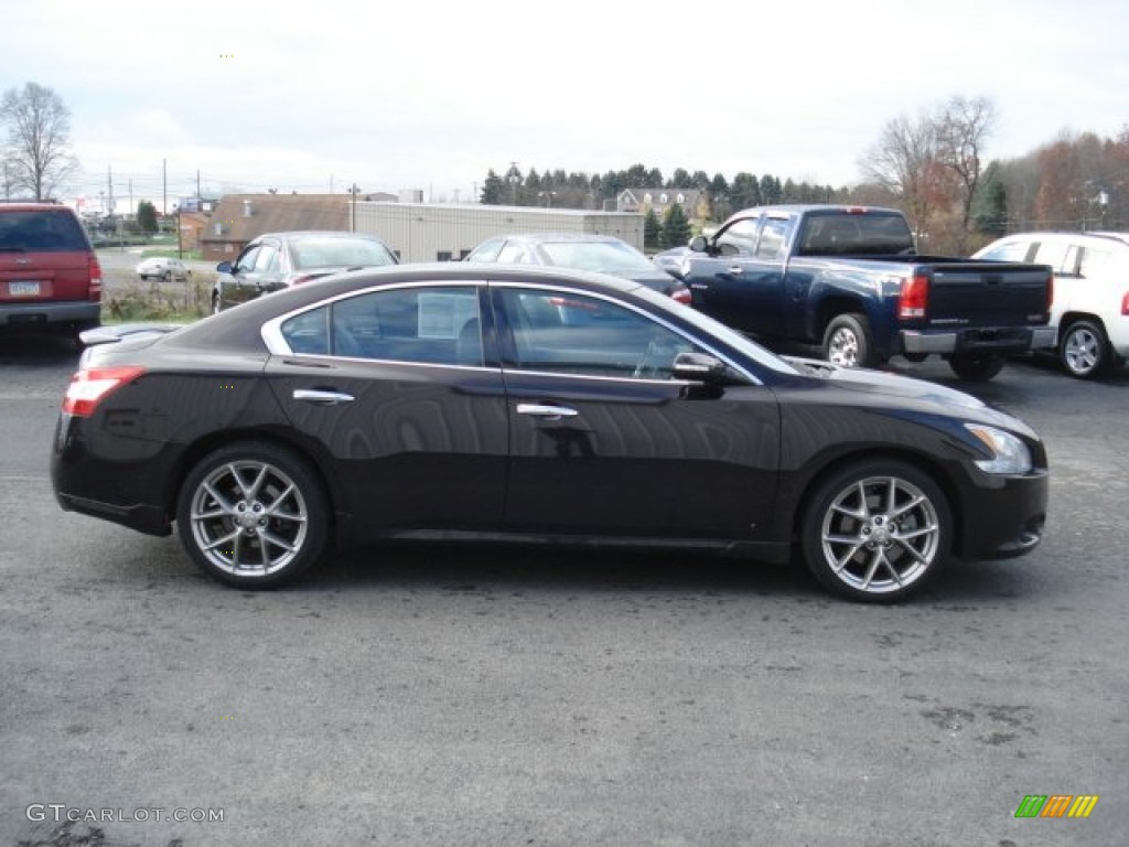 2010 Maxima 3.5 SV - Crimson Black / Charcoal photo #5