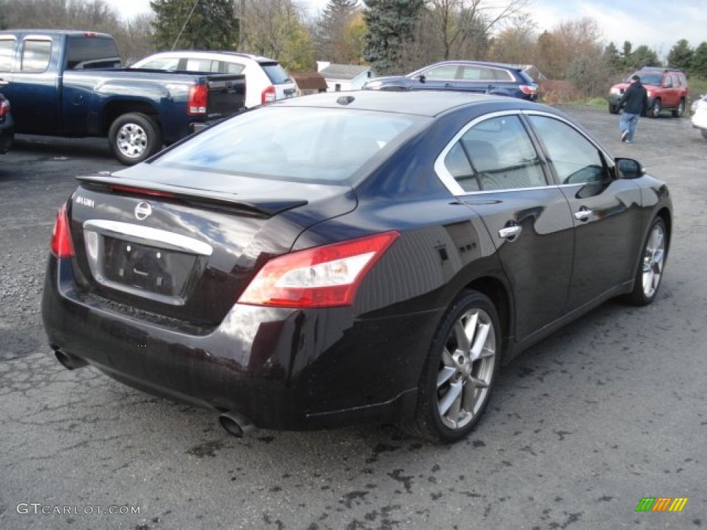 2010 Maxima 3.5 SV - Crimson Black / Charcoal photo #6