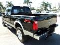 2008 Black Ford F350 Super Duty Lariat Crew Cab 4x4  photo #10