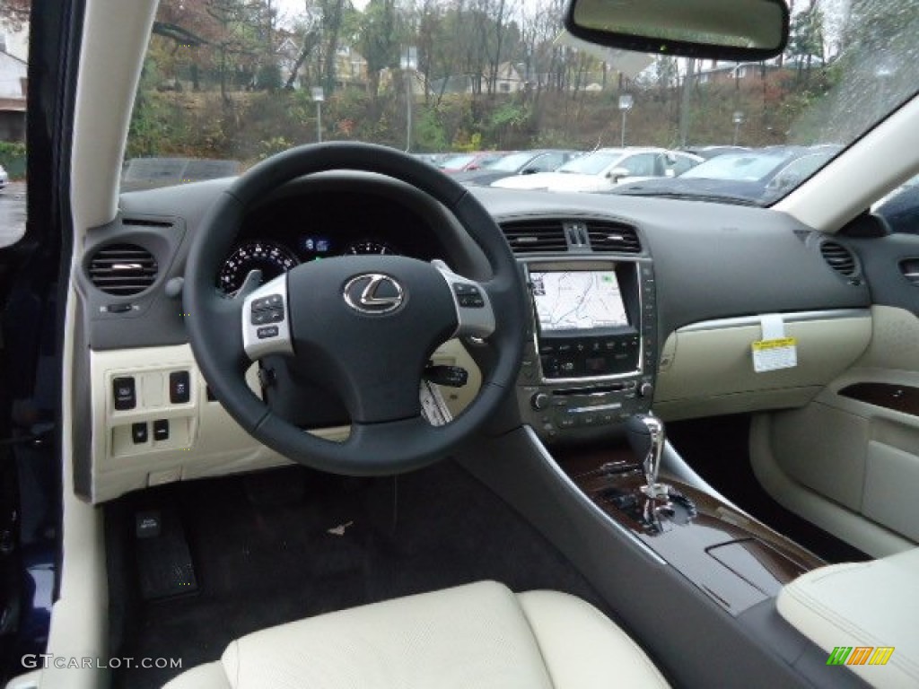 Ecru Interior 2012 Lexus IS 250 AWD Photo #73063691