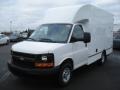 Summit White 2013 Chevrolet Express 3500 Cutaway Cargo Van Exterior