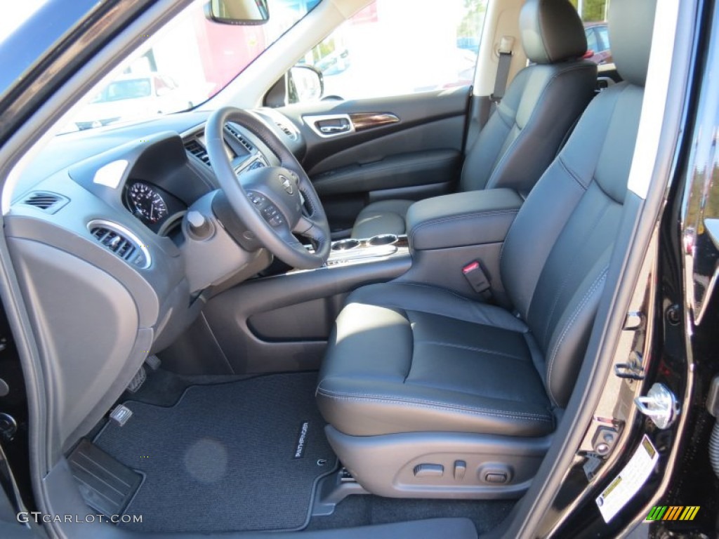 Charcoal Interior 2013 Nissan Pathfinder SL Photo #73064677