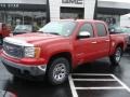 2008 Fire Red GMC Sierra 1500 SLE Crew Cab 4x4  photo #2