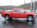 2008 Fire Red GMC Sierra 1500 SLE Crew Cab 4x4  photo #5