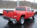 2008 Fire Red GMC Sierra 1500 SLE Crew Cab 4x4  photo #6