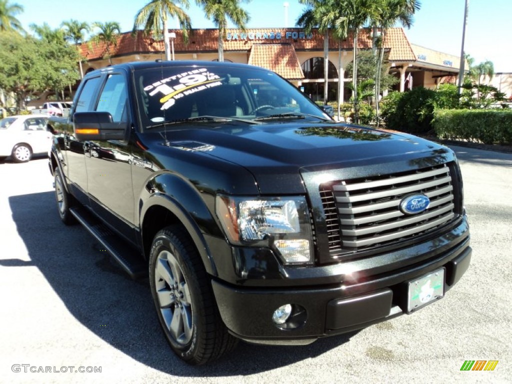 2011 F150 FX2 SuperCrew - Tuxedo Black Metallic / Black photo #1