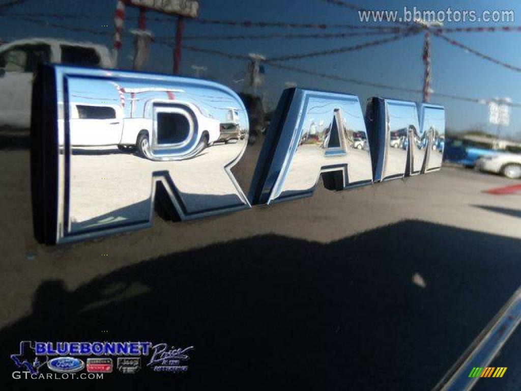 2008 Ram 1500 Big Horn Edition Quad Cab - Brilliant Black Crystal Pearl / Medium Slate Gray photo #36