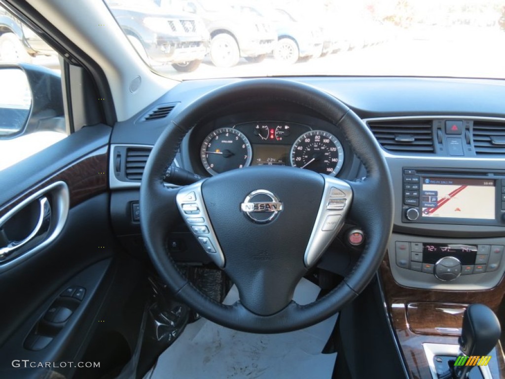 2013 Nissan Sentra SL Steering Wheel Photos