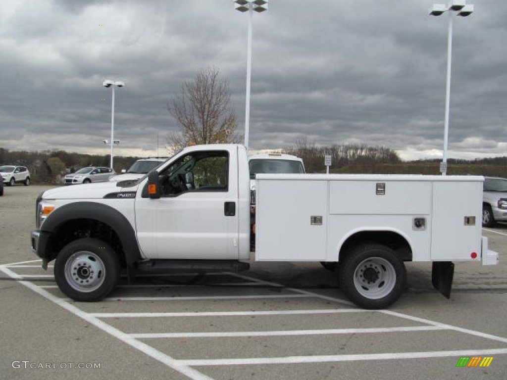 Oxford White 2012 Ford F450 Super Duty XL Regular Cab Chassis 4x4 Exterior Photo #73065684