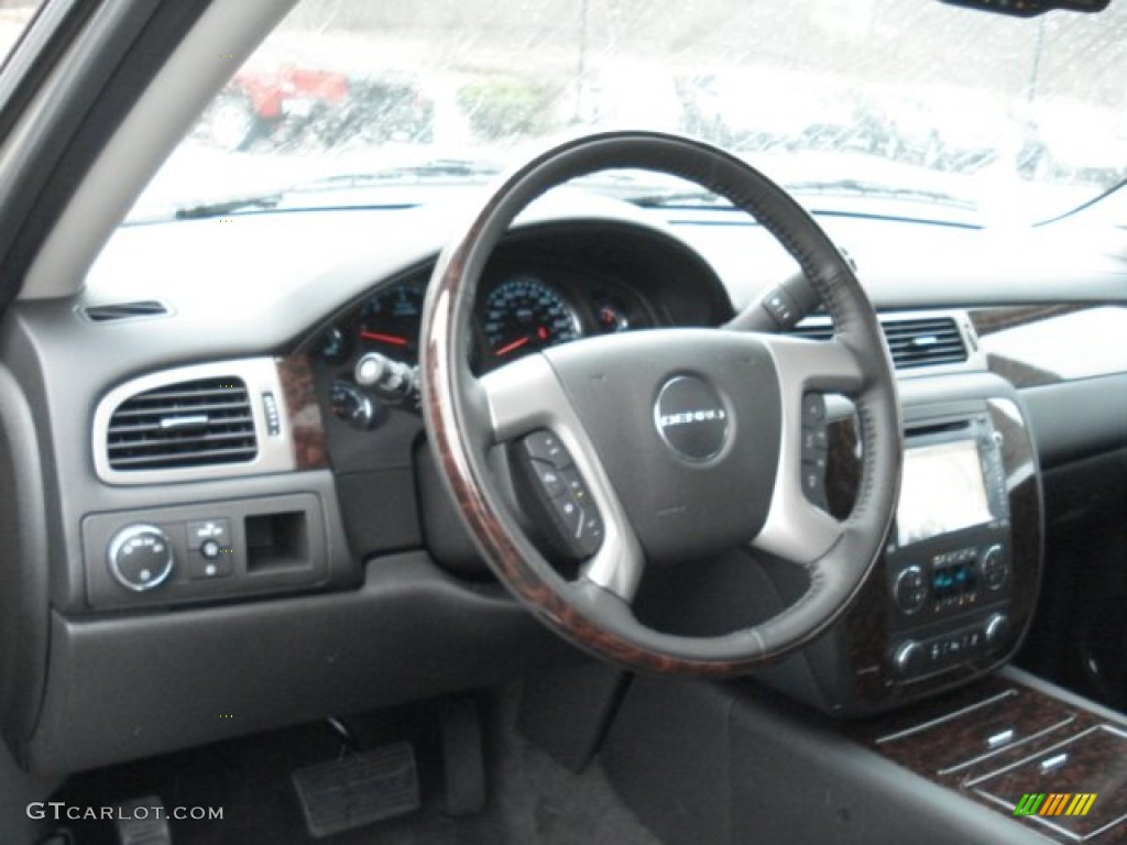 2013 Yukon XL Denali AWD - Champagne Silver Metallic / Ebony photo #10