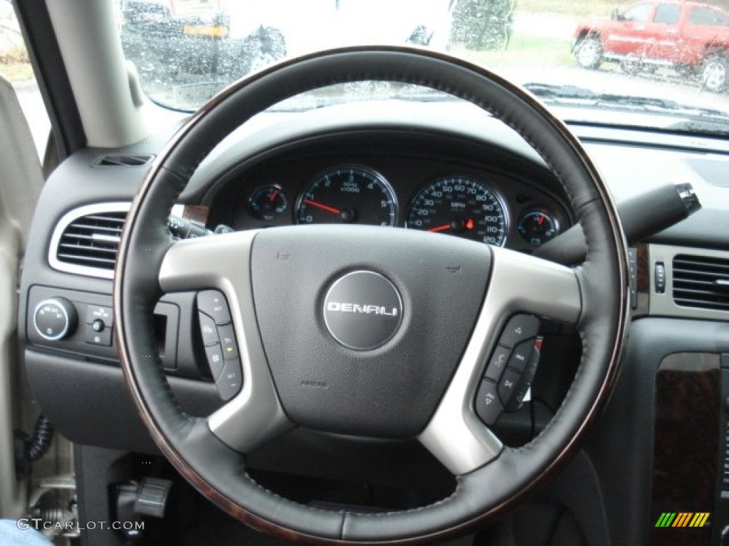 2013 Yukon XL Denali AWD - Champagne Silver Metallic / Ebony photo #18