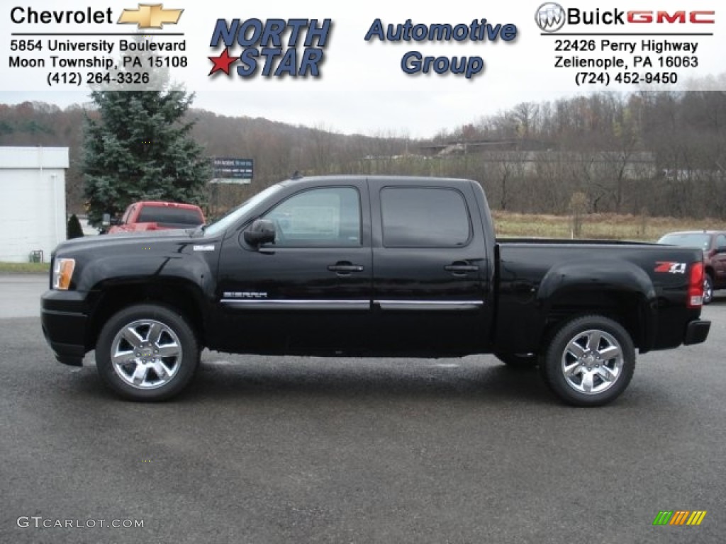 2013 Sierra 1500 SLE Crew Cab 4x4 - Onyx Black / Ebony photo #1