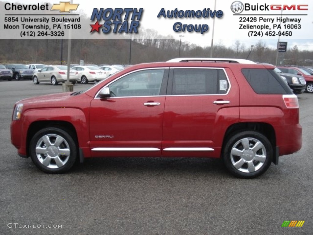 2013 Terrain Denali AWD - Crystal Red Tintcoat / Jet Black photo #1