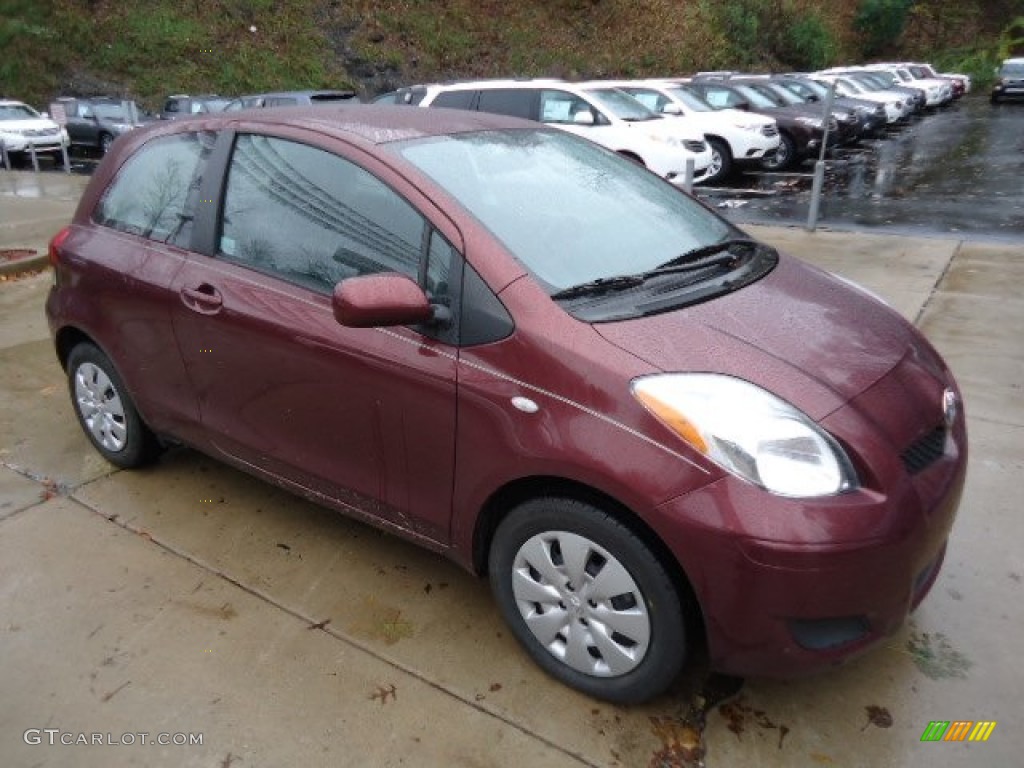 Carmine Red Metallic 2010 Toyota Yaris 3 Door Liftback Exterior Photo #73067131