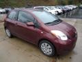 2010 Carmine Red Metallic Toyota Yaris 3 Door Liftback  photo #3