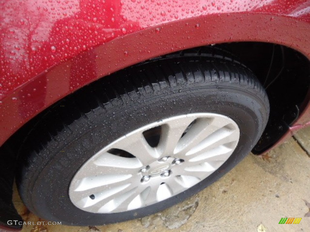 2011 Impreza 2.5i Premium Wagon - Camellia Red Pearl / Carbon Black photo #9