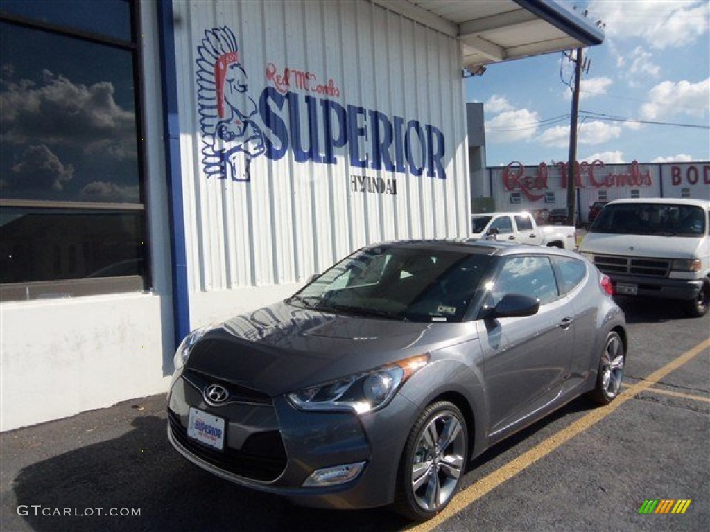 2013 Veloster  - Triathlon Gray / Black photo #1