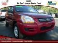 2008 Volcanic Red Metallic Kia Sportage LX  photo #1