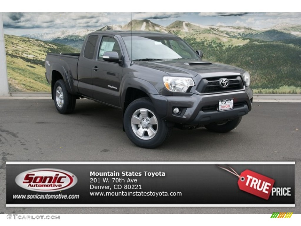 2013 Tacoma V6 TRD Sport Access Cab 4x4 - Magnetic Gray Metallic / Graphite photo #1