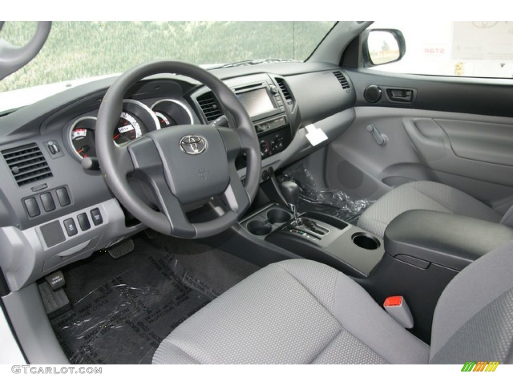 Graphite Interior 2013 Toyota Tacoma Regular Cab 4x4 Photo #73068083