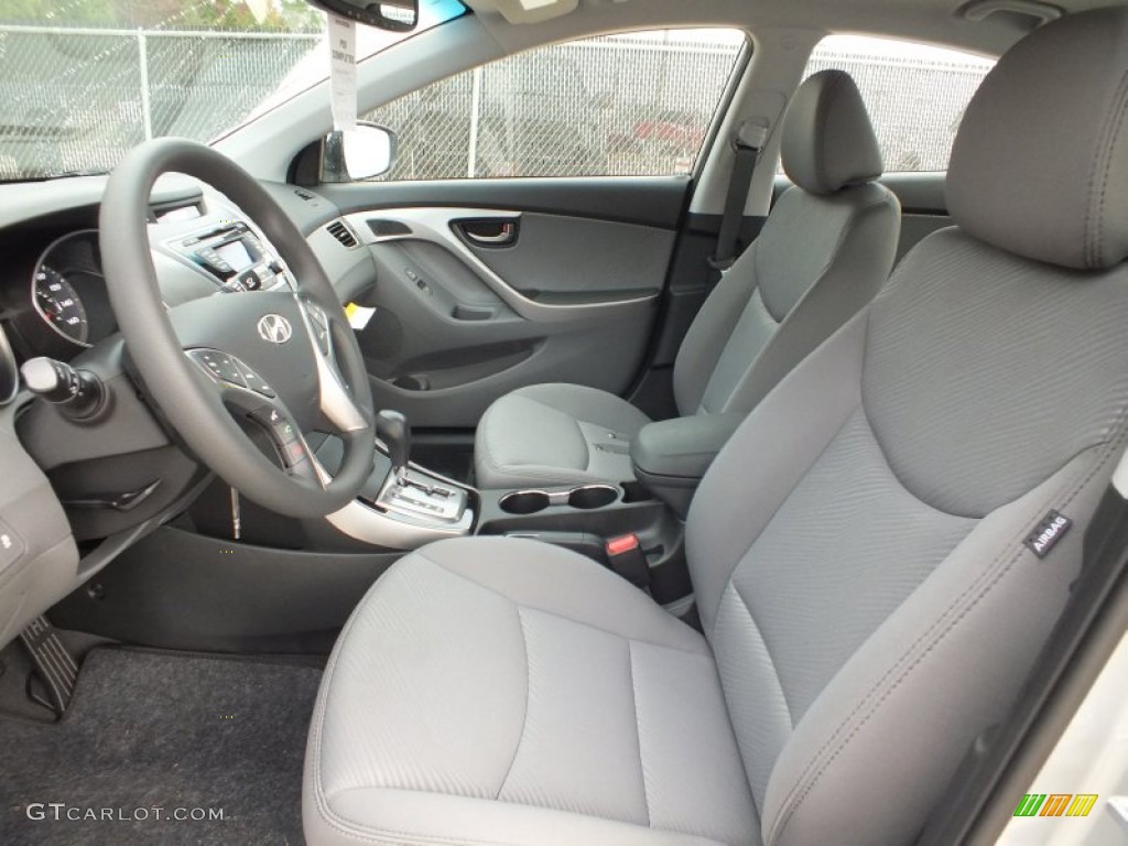 2013 Elantra GLS - Silver / Gray photo #3