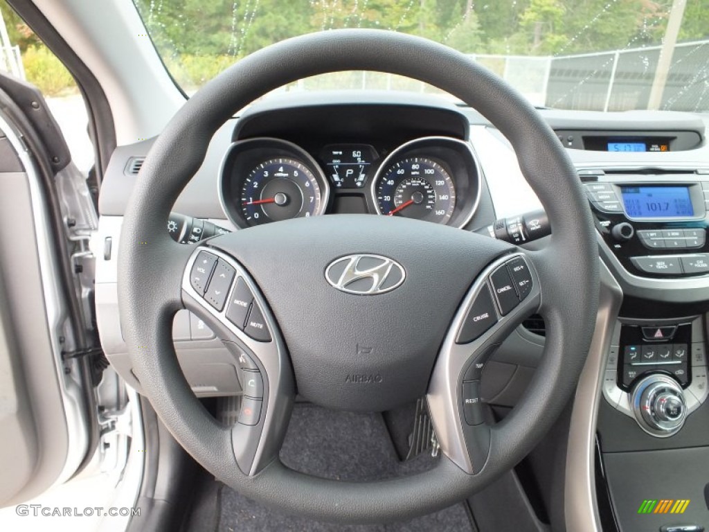2013 Elantra GLS - Silver / Gray photo #12
