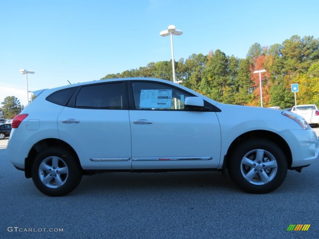 2013 Rogue S - Pearl White / Gray photo #6