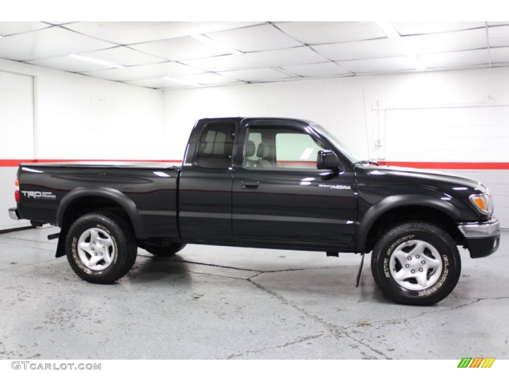 2004 Tacoma V6 TRD Xtracab 4x4 - Black Sand Pearl / Charcoal photo #18