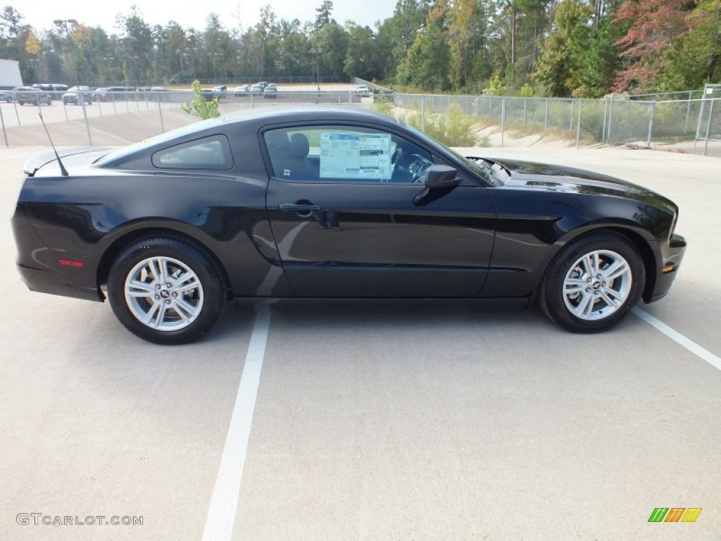 2013 Mustang V6 Coupe - Black / Charcoal Black photo #2