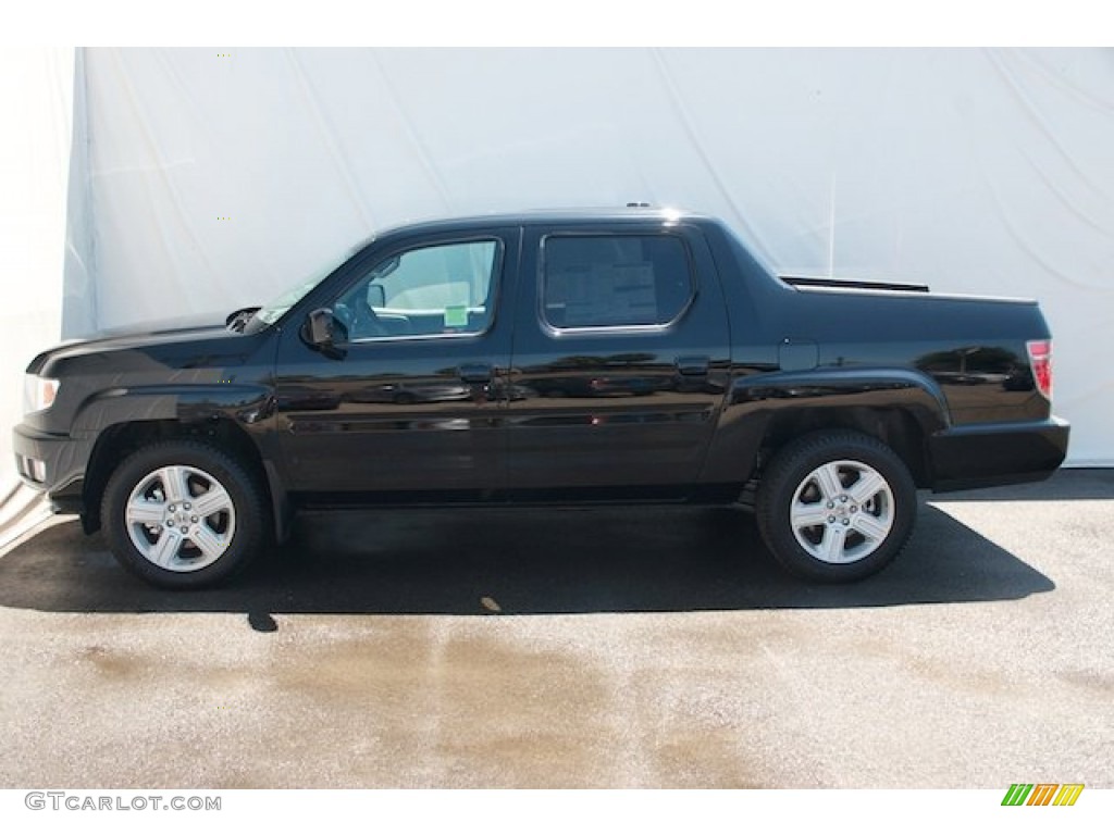Crystal Black Pearl 2013 Honda Ridgeline RTL Exterior Photo #73070373