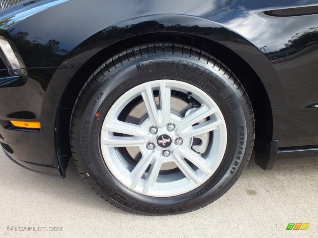 2013 Mustang V6 Coupe - Black / Charcoal Black photo #25