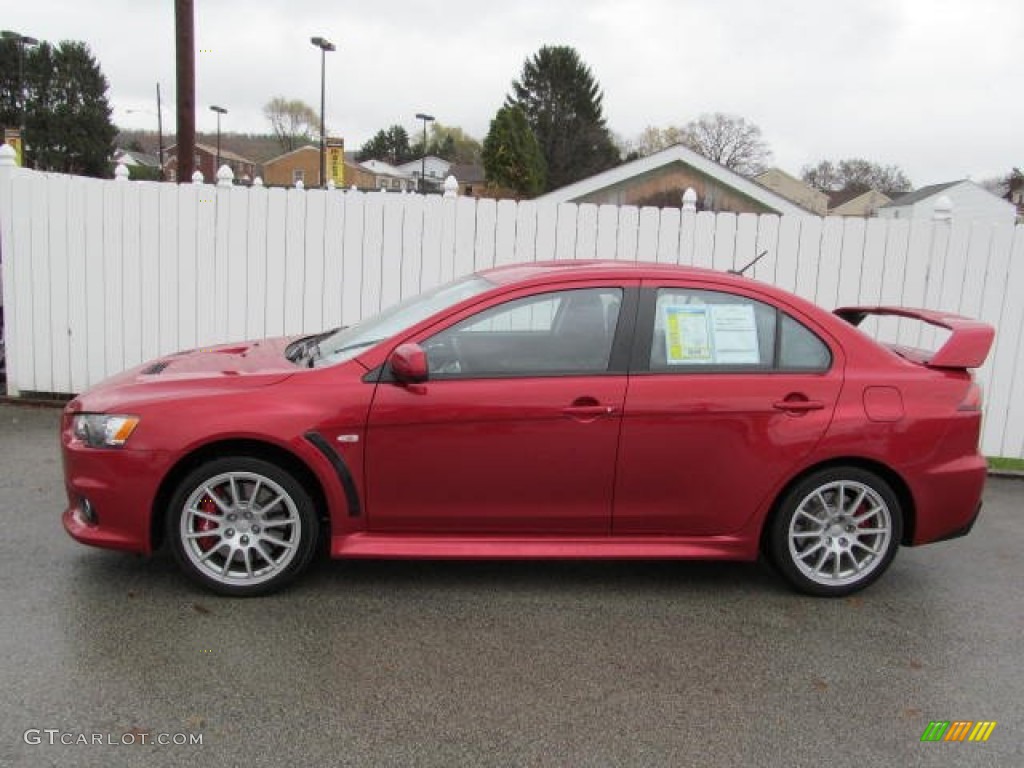 Rally Red 2012 Mitsubishi Lancer Evolution GSR Exterior Photo #73071063