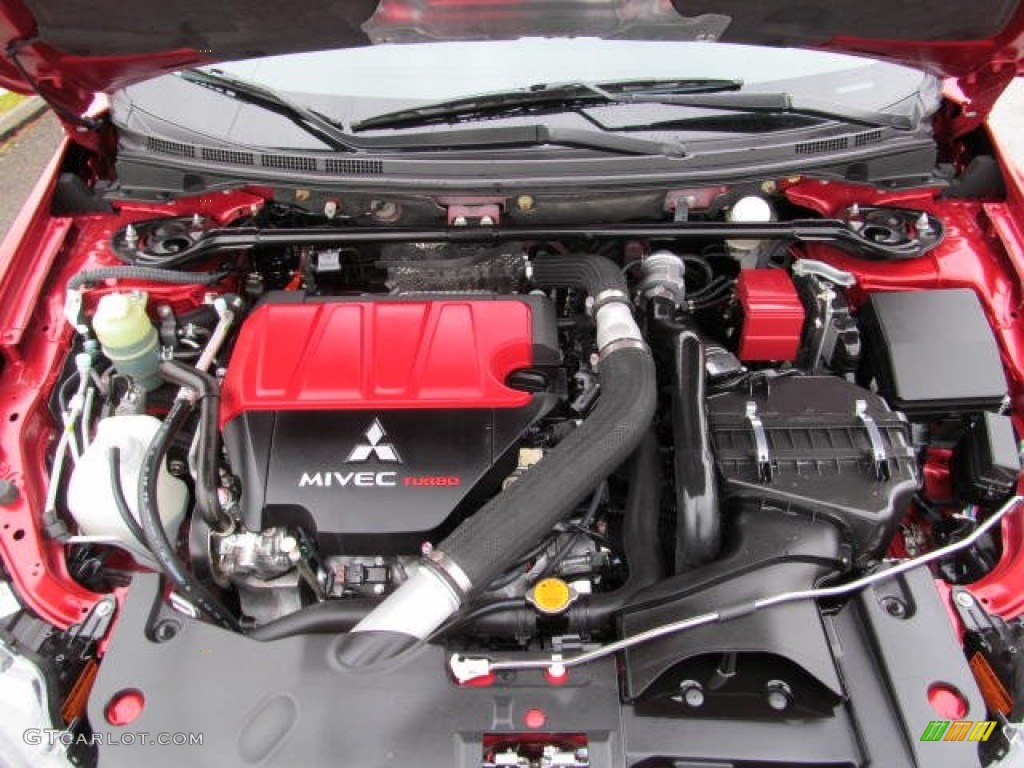 2012 Mitsubishi Lancer Evolution GSR 2.0 Liter Turbocharged DOHC 16-Valve MIVEC 4 Cylinder Engine Photo #73071195