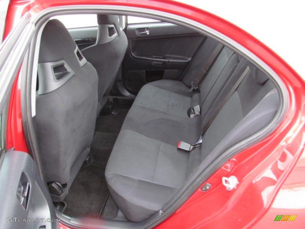 Black Recaro Interior 2012 Mitsubishi Lancer Evolution GSR Photo #73071282